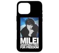 La voce per la libertà di Javier Milei Argentina Custodia per iPhone 16 Pro Max