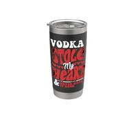 La vodka ha rubato il mio cuore non l'ha mai restituito Bicchiere termico in acciaio inox doppia parete