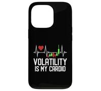 La volatilità è il mio cardio - Grafico a candelabro Battito cardiaco Custodia per iPhone 13 Pro