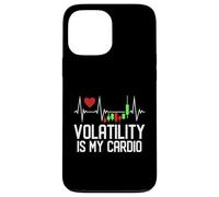 La volatilità è il mio cardio - Grafico a candelabro Battito cardiaco Custodia per iPhone 13 Pro Max