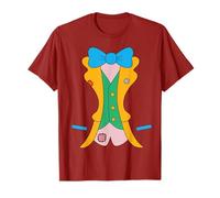 La Volpe e Il Gatto Corrispondenza Halloween Pinocchio Costume 1/2 Maglietta