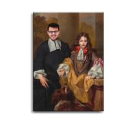 La vostra foto su tel come famiglia reale animali cani gatti 30x40-60x90 Molti d