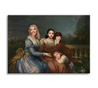 La vostra foto su tela come Persone famiglia reale animali cani gatti 30x40-60x9