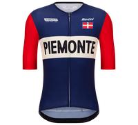 LA VUELTA Maglia a maniche corte Gran Salita Piemonte blu scuro/rosso 2XL
