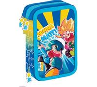 La Web Cartoleria Torino Ninna e Matti Portapenne Completo 44 pezzi 3 Zip Astuccio novità 2023/24 (Rosa)