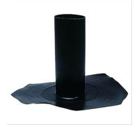 La zappa Bocchettone di scarico color nero in plastica (Ø 100)