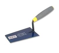 La zappa Cazzuola "Ancora" per muratore a punta quadra in acciaio temperato con manico antiscivolo (180 mm)