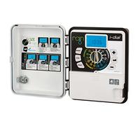 La zappa Centralina per irrigazione "I-Dial" con trasformatore e ampio display illuminato 24 volt (Modello 6 stazioni)