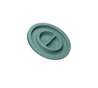 La zappa Coperchio in PVC sovrapponibile per bidone di immondizia (50 lt, Verde)