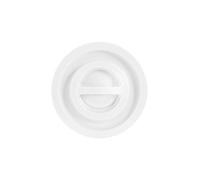 La zappa Coperchio in PVC sovrapponibile per bidone di immondizia (75 lt, Bianco)