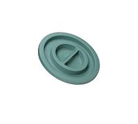 La zappa Coperchio in PVC sovrapponibile per bidone di immondizia (75 lt, Verde)