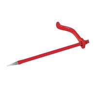 La zappa Fermastadia per muratore in acciaio forgiato a profilo quadro 25 cm