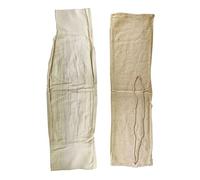 La zappa Filtro a Sacco Olandese in Cotone con Tela Alimentare per Vino e Birra 200 x 80 cm (Kit Sacco + Rete)