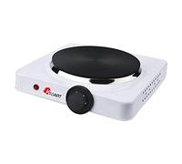 La zappa Fornello elettrico da campeggio 1500 W temperatura regolabile con piastra in ghisa 18.5 cm