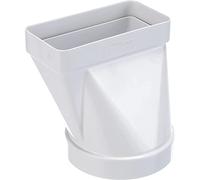 La zappa Giunto orizzontale per tubo aerazione canalizzata in ABS (Ø 125 x 150×70 mm)