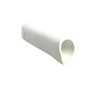 La zappa Gocciolatoio per terrazzi in marmores cm 8 x 27 chiuso (Bianco)