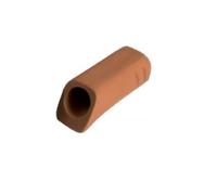 La zappa Gocciolatoio per terrazzi in marmores cm 8 x 27 chiuso (Rosso)