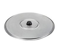 La zappa Pentola caldaia in alluminio con manici e coperchio chiusura ermetica (20 litri, Coperchio)