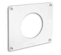 La zappa Piastra copri foro per tubo aerazione canalizzata sezione tonda in ABS