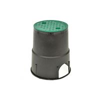 La zappa Pozzetto circolare con materiale plastico resistente agli urti con coperchio (ø 25 x h 23 cm)