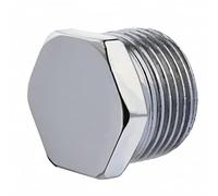 La zappa Raccordo Tappo Esagonale filettato Maschio in Acciaio zincato per irrigazione (Modello 3/4")