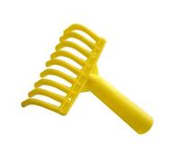 La zappa Rastrello a Pettine per Raccolta Olive in PVC h 17 cm 9 Denti con predisposizione Asta (5 pettini)