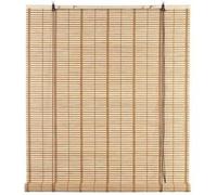 La zappa Tapparella in bambù Africa arrotolamento a carrucola con supporto in legno da esterno (200 x h 300 cm, Marrone Chiaro)