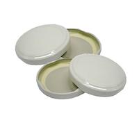 La zappa Tappi per barattoli in Vetro Capsule per boccaci Conserve e passata di Pomodoro (Confezione da 100 Pezzi, 53 mm)