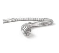 La zappa Tubo spiralato atossico per motopompa con spirale di rinforzo bianco per liquidi alimentari antiurto (Ø 20 mm, 5 m)
