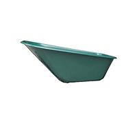 La zappa Vasca di ricambio verde per carriola, in PVC, da 100 litri, resistente, 100 x 62 x 34 cm