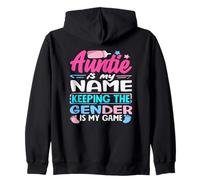 La Zia è Il Mio Nome Keeping The Gender Is My Game Reveal Felpa con Cappuccio
