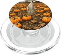 La Zucca Infestata Patch Con Un Fantasma Solitario PopSockets PopGrip per MagSafe