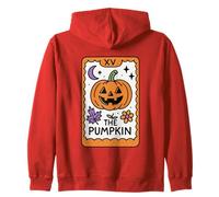 La Zucca Tarocchi Magia di Halloween Felpa con Cappuccio