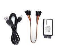 LA1002 Mini logic Analyzer 5MHz 8 canali USB Dispositivo portatile con cavi Samplazioni ad alta velocità di memoria di profondità per 24 m per diagnostica per computer