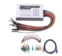 LA1010 Analizzatore Logico USB, Analizzatore Logico Digitale a 16 Canali con Frequenza di Campionamento di 100 MHz, Soglia Regolabile, per Windows, OS, Linux