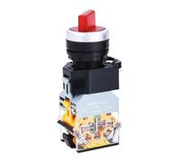 LA38-11XD/2 Rotary Push Button Switch with lamp 22MM 2 Position 3 Position Latching LED knob switches Multicolor Optional(Red,2P1NO 1NC-220V)
