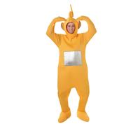 Laa-Laa Teletubbies Costume Adulti con Licenza Vestito Cartoon