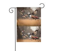 LAABBE Cane cattura fagiano stampato asta bandiera giardino esterno cortile decorazione moda 30,5 x 45,7 cm