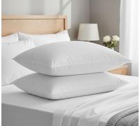 LaaLa Cuscino 60 x 80 cm, imbottitura a 3 camere: esterno 100% piumino, interno 100% piume, cuscino ipoallergenico di alta qualità, cuscino ideale per il massimo comfort, tessuto: cotone egiziano