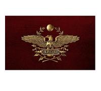 LAANCOO Flag dell'Impero Romano 3 'x 5' - Bandiere dell'Impero Romano 90 x 150 cm - Bandiera della Bandiera SPQR Bandiera Divertente per la Decorazione Esterna Interna