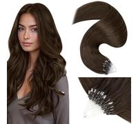 LaaVoo Extension Capelli Veri Anellini 40cm 50g 50 ciocche