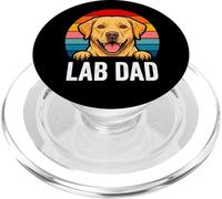 Lab Dad Labrador Giallo PopSockets PopGrip per MagSafe