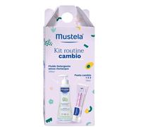 LAB.EXPANSCIENCE ITALIA Srl MUSTELA KIT ROUTINE CAMBIO 1 FLUIDO DETERGENTE SENZA RISCIACQUO 300 ML + 1 PASTA CAMBIO 123 50 ML