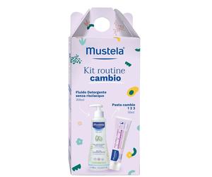 LAB.EXPANSCIENCE ITALIA Srl MUSTELA KIT ROUTINE CAMBIO 1 FLUIDO DETERGENTE SENZA RISCIACQUO 300 ML + 1 PASTA CAMBIO 123 50 ML