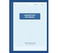 Lab Notebook Chemistry Laboratory Notebook for Science Students and Researchers - 105 Pages, 8.5 x 11 Inch - Perfect Bound Composition Book for Scientific Experiments, and Research Documentation