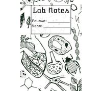 Lab Notebook: Laboratory Notebook for Science Student: Graph paper | 6” x 9” | 100 Pages | Lab Record Book for Experiments & Observations