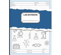 Lab Notebook: Quad Ruled 5x5 Graph Paper for Student Experiments and Science Projects.