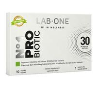 LAB ONE No1 ProBiotic 10 Capsule | 30 Miliardi Colture | 10 Ceppi Prebiotico