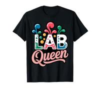 Lab Queen Colorful Scienza Chimica Maglietta