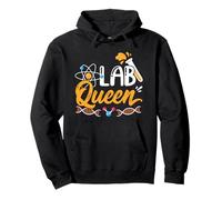 Lab Queen - donna chimica scienziato tecnico di laboratorio Felpa con Cappuccio